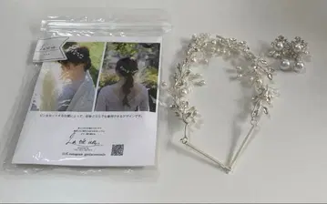 웨딩 헤어 액세서리 귀걸이 세트