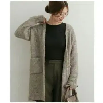 URBAN RESEARCH DOORS 부클레 롱 가디건