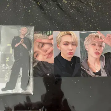 라스피 라이키 RAIKI 아크릴 스탠드 트레이딩 카드 3종 세트