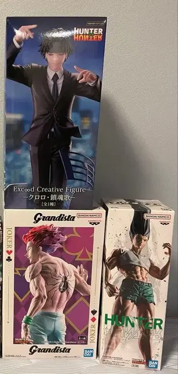 HUNTER x HUNTER 피규어 3종