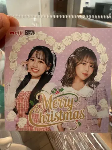 FRUITSZIPPER 오리지널 스티커 1장 meiji 메이지