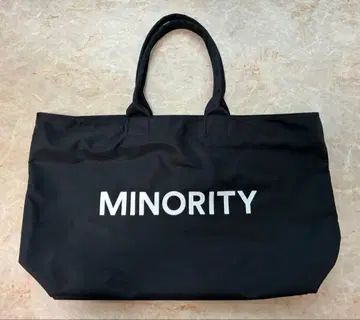 사카낙션 MINORITY MAJORITY 에코백 블랙
