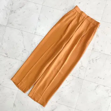 유나이티드 애로우즈 와이드 팬츠 여성용 오렌지 S