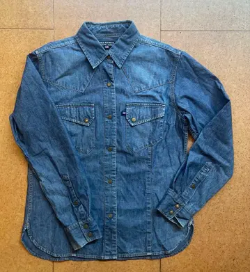 랄프 로렌 M 데님 셔츠 스냅 버튼