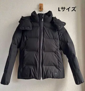 새상품급 데상트 올테라인 미즈사와 다운 자켓 여성용 L 블랙
