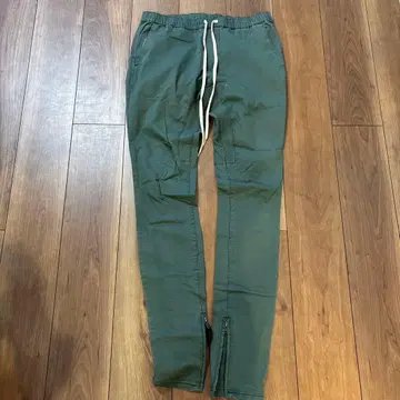 PACSUN 올리브 그린 카고 팬츠