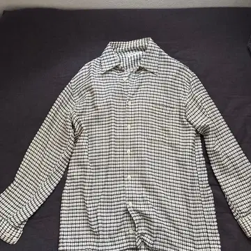 Lancel 체크 무늬 긴팔 셔츠