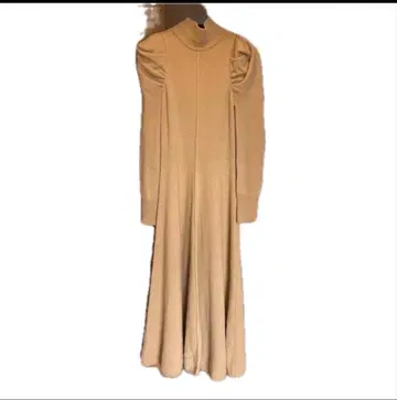 SEVENTEN 퍼프 슬리브 니트 원피스 XS