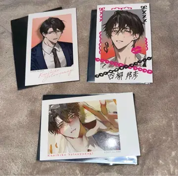 시류의 인습 형제 시류 쿠니히코 폴라로이드풍 카드 3장 세트