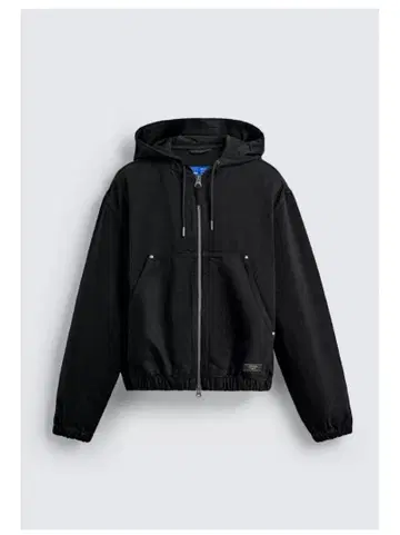 완판템 ZARA 워시드 후드 부착 자켓 L