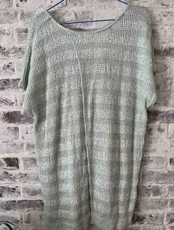 린 반팔 니트 썸머 니트