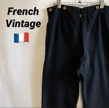 40s 빈티지 구제 의류 프렌치 울 팬츠 슬랙스 빈티지 유로