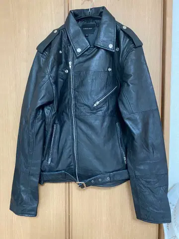 천연 가죽 더블 라이더 자켓!!