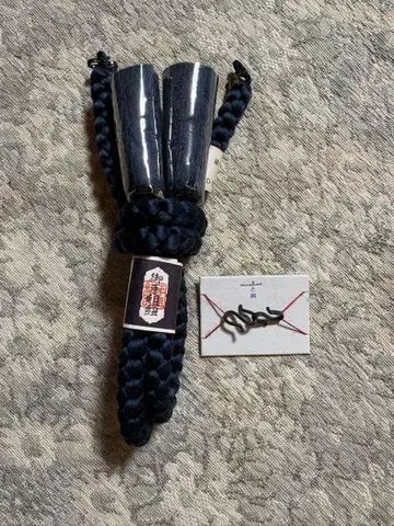 네이비 겉옷 끈 뜨개질 스타일