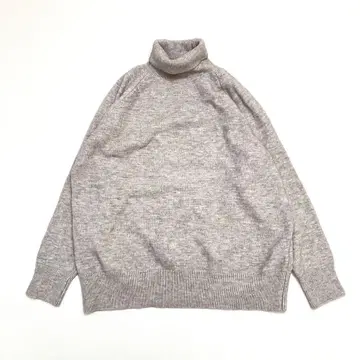 lawgy 터틀넥 오버 사이즈 니트 루즈핏 M