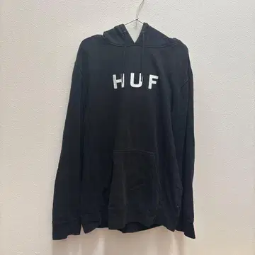 HUF 블랙 후드티