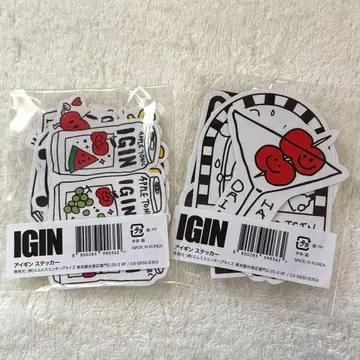 BTS JIN 진 IGIN POPUP 팝업 스티커 2종 세트