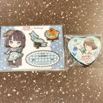 하스노소라 효세 긴코 GIGO 아크릴 스탠드 캔뱃지