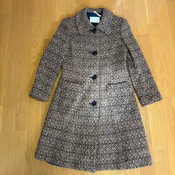 울 롱 코트 피코트 일본제