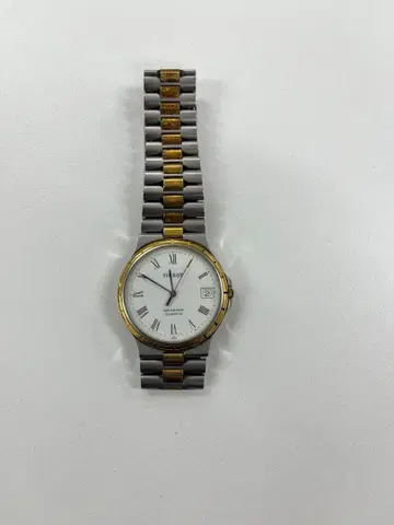 TISSOT 아날로그 손목시계 실버/골드