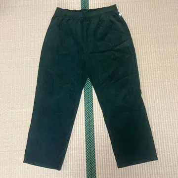 Cookman 코듀로이 와이드 팬츠 다크 그린