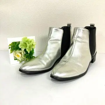 로즈버드 ROSEBUD 실버 사이드 고어 부츠 숏부츠