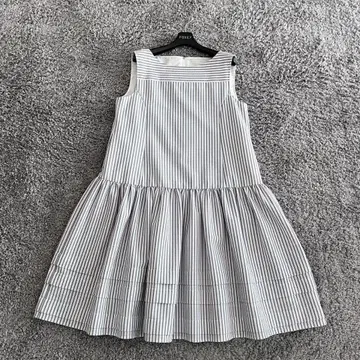 FOXEY NY 42 드레스 Musee 블루 화이트