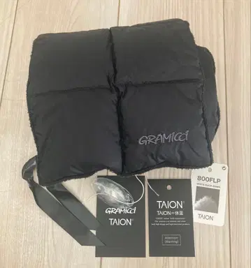 [ 미사용 새상품 ] 타이온 x 그라미치 머플러 블랙