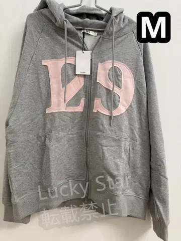 ILLIGO 그레이 풀 집업 후드티 M