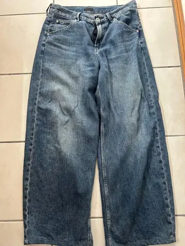 UNIQLO 배기 커브 청바지 BLUE 사이즈 28