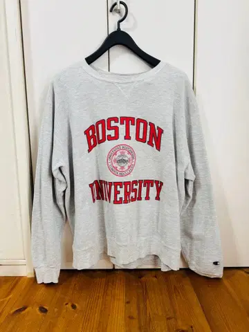 Champion 맨투맨 BOSTON UNIVERSITY 앞V XL