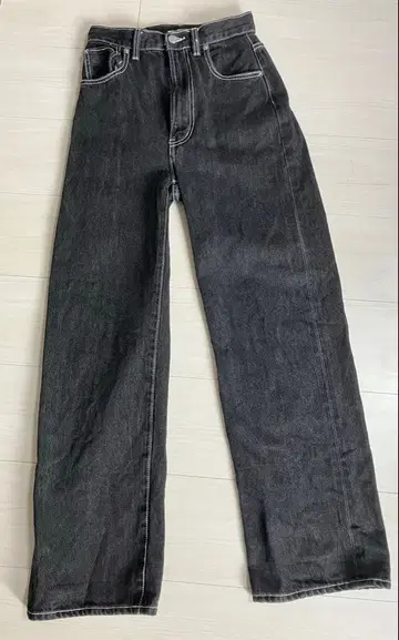 idem 블랙 스트레이트 데님 M