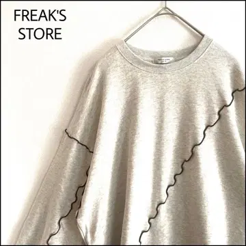 FREAK'S STORE 맨투맨 그레이 오버 사이즈