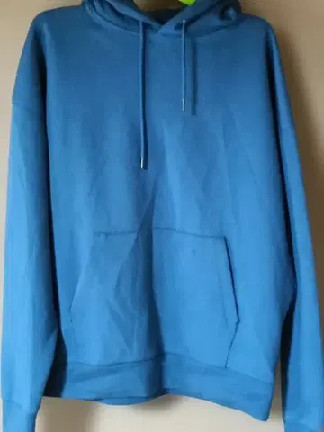 백넘버 파랑 후드 부착 후드티