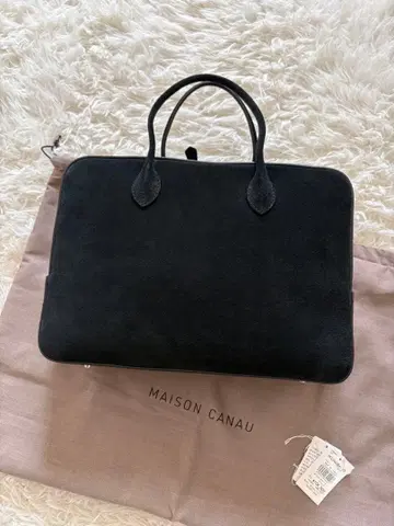 메종 카나우 MAISON CANAU 보스턴 L 스웨이드 흑먹색