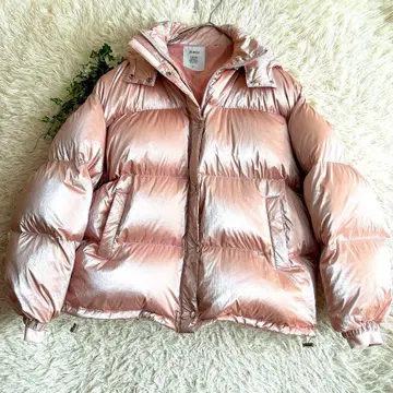 [새상품급] 쥬에티 샤이니 다운 핑크 M 광택 드로코드 포함 M