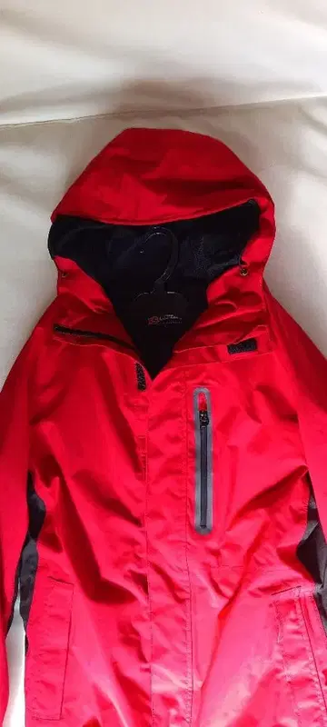 레드 방한 후드티 L 사이즈