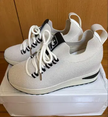 메쉬 통굽 스니커즈 화이트