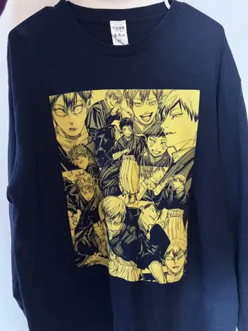 주술회전 젠인 나오야 '논외의 남자' 롱티셔츠 xl 사이즈