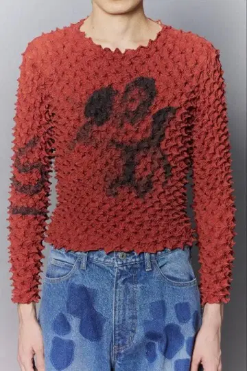 MASU SPIKY SWEATSHIRT(RED)