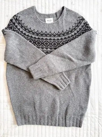 morris&sons 모리스&선즈 노르딕 무늬 니트