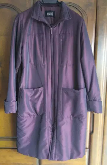 BON CILIE 퍼플 롱 코트