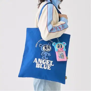 ANGELBLUE 나카무라 군 사가 자수 토트백