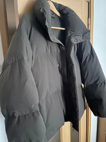 UNIQLO U 패디드 볼륨 자켓 XXL OLIVE