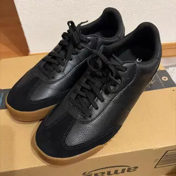 UNIQLO:C 스웨이드 콤비네이션 스니커즈 블랙 25.5