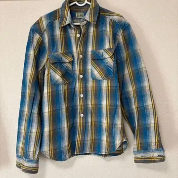 JELAD 체크 무늬 긴팔 셔츠 XL