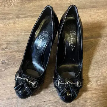 DIANA 다이애나 블랙 리본 포함 하이힐 23.5cm