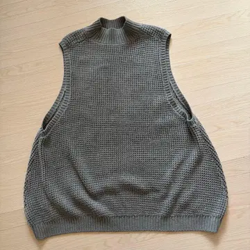 [ 정가 12,000엔 ] 라슈드 니트 베스트 그레이 야마다야 M