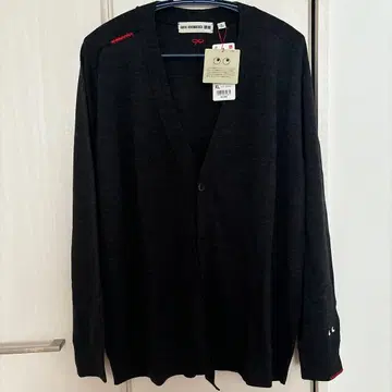 유니클로 아냐 메리노 오버 사이즈 V넥 가디건 XL