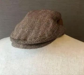 긴자 토라야 헌팅 모자 체크 무늬 긴자 토라야